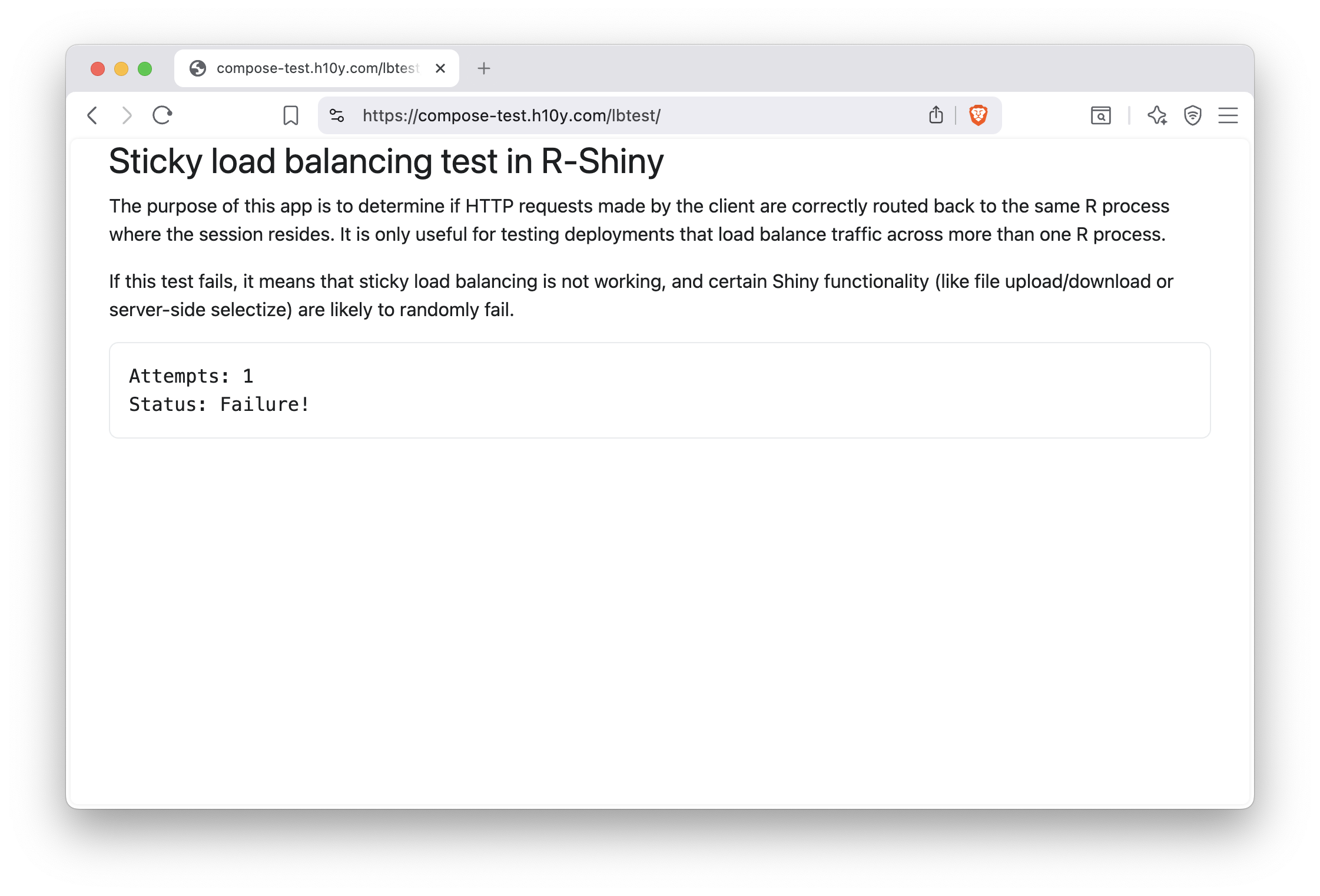 Round robin load balancing with Docker Compose fails.