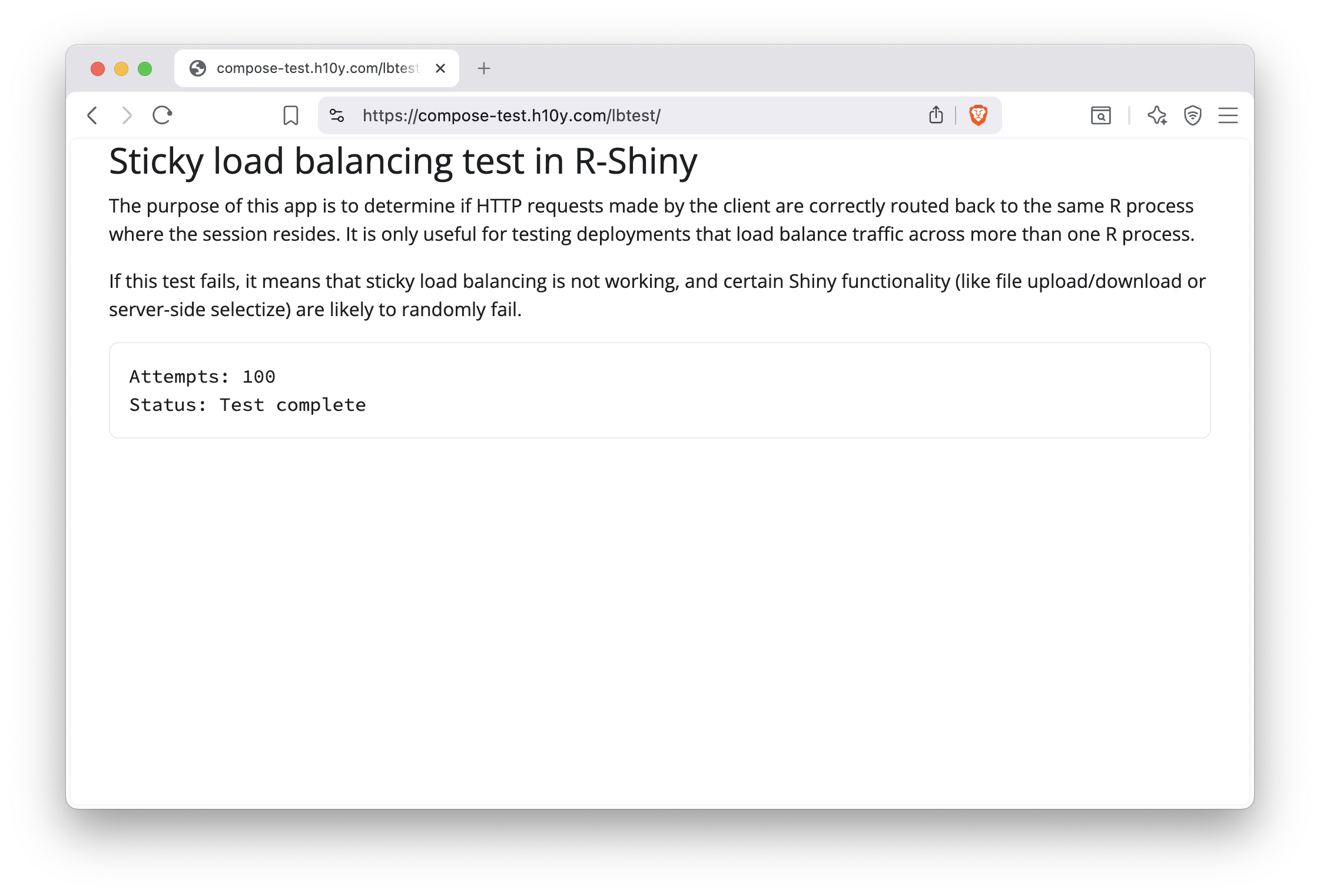 Scaling apps with Docker Compose using session affinity.